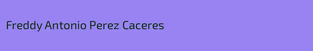 Freddy Antonio Perez Caceres